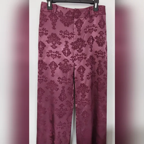 NWT...CINQ @ SEPT FAYE FLORAL BAROQUE SATIN JACQUARD 2 PIECE SUIT 8 - Picture 8 of 13